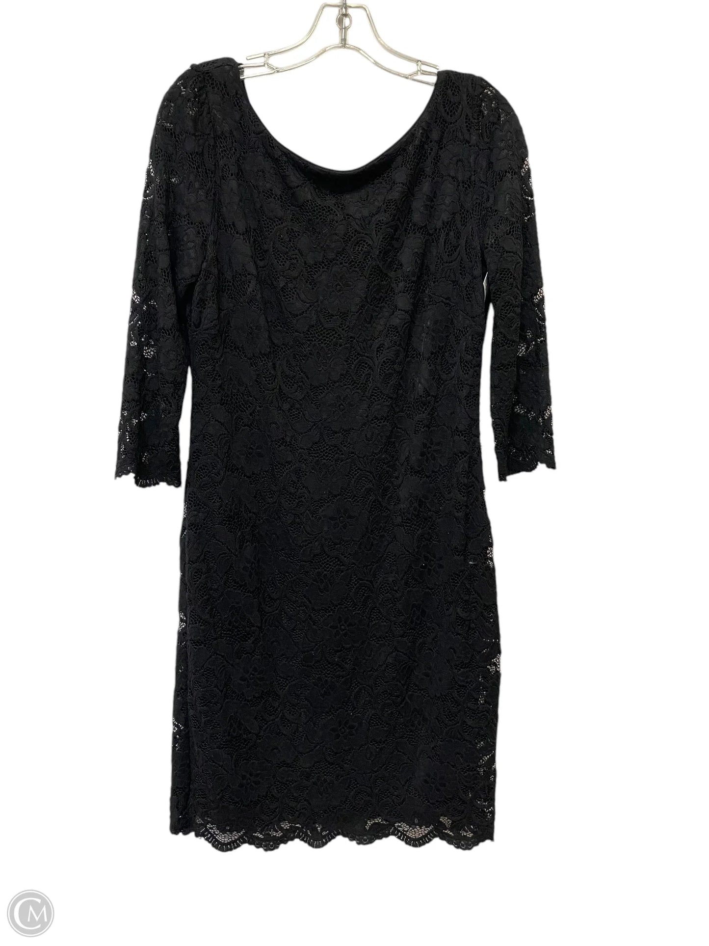 Dress Party Midi By White House Black Market In Black, Size: M