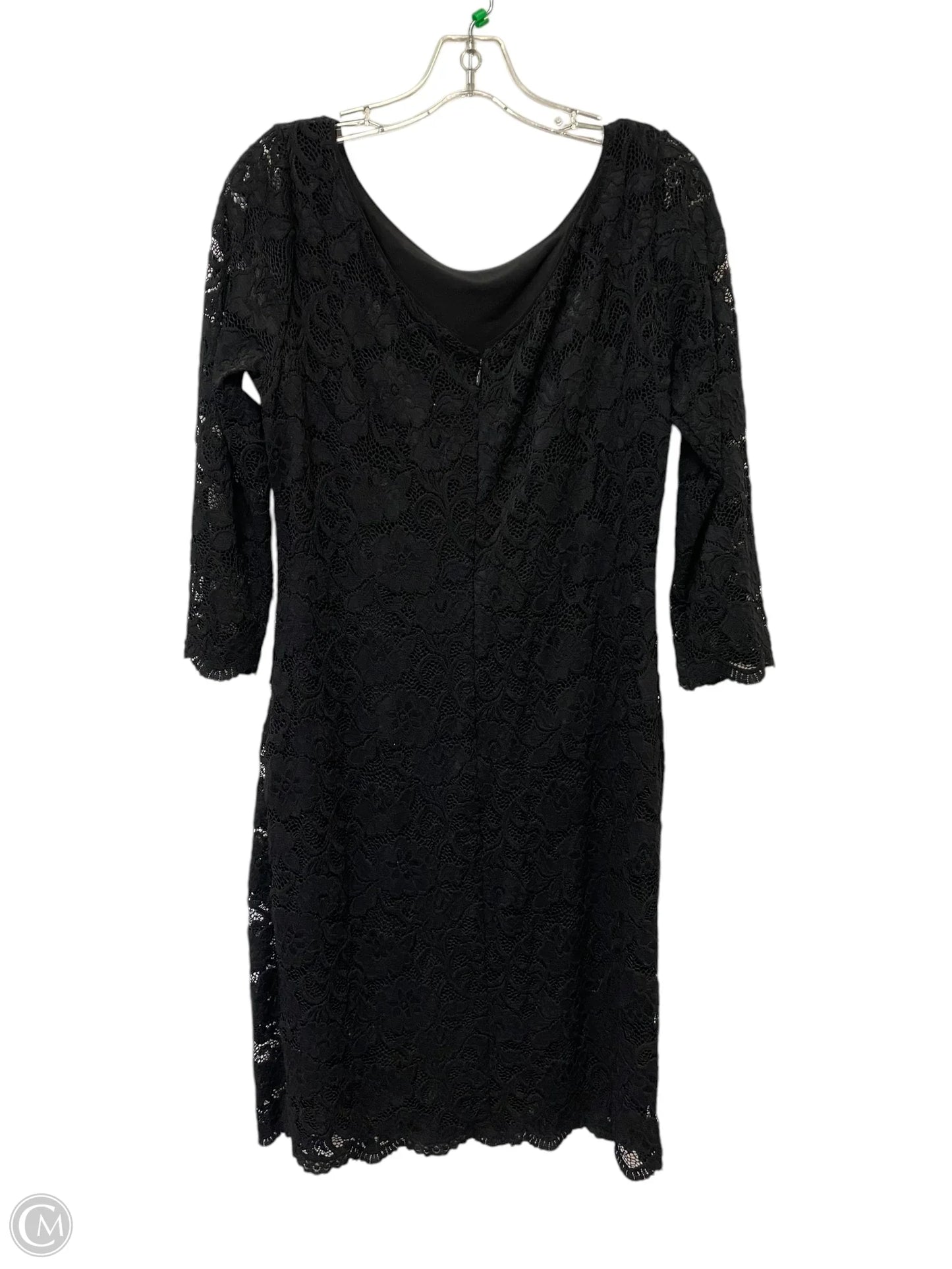 Dress Party Midi By White House Black Market In Black, Size: M