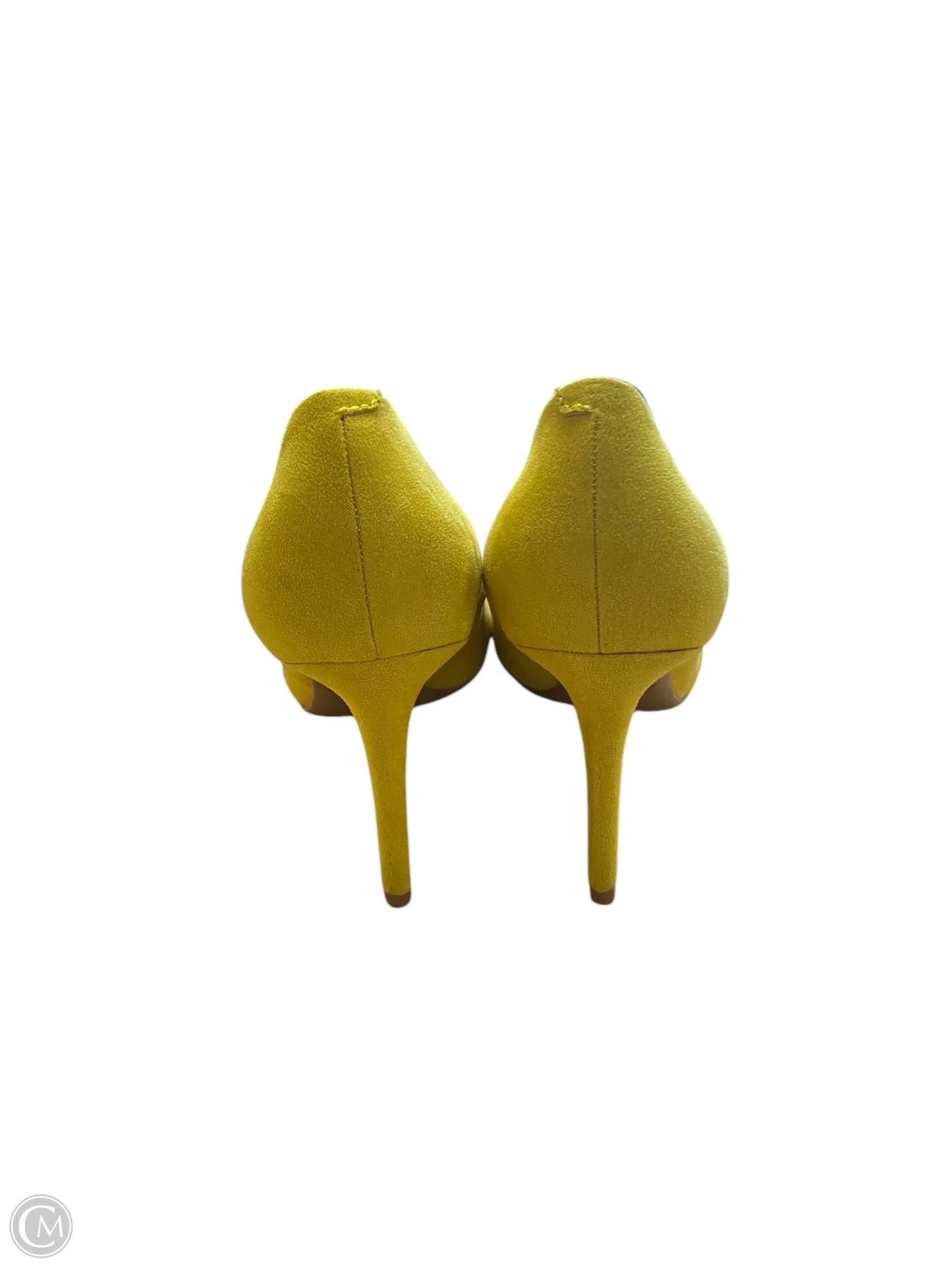 Shoes Heels Stiletto By Nine West In Yellow, Size: 7.5