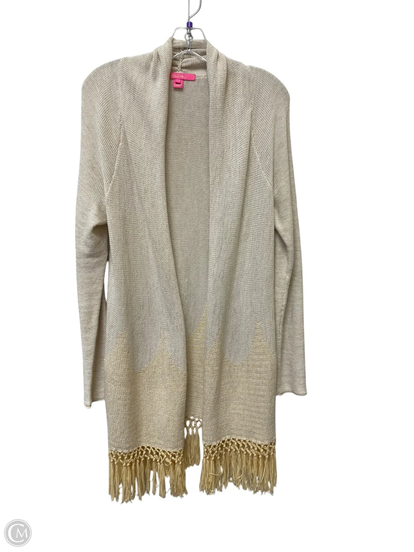 Cardigan Designer By Lilly Pulitzer In Cream, Size: M