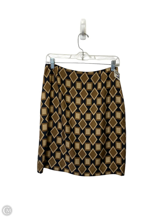 Skirt Mini & Short By Ann Taylor In Black & Brown, Size: 6