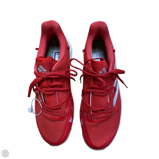 Shoes Athletic By Adidas In Red, Size: 8