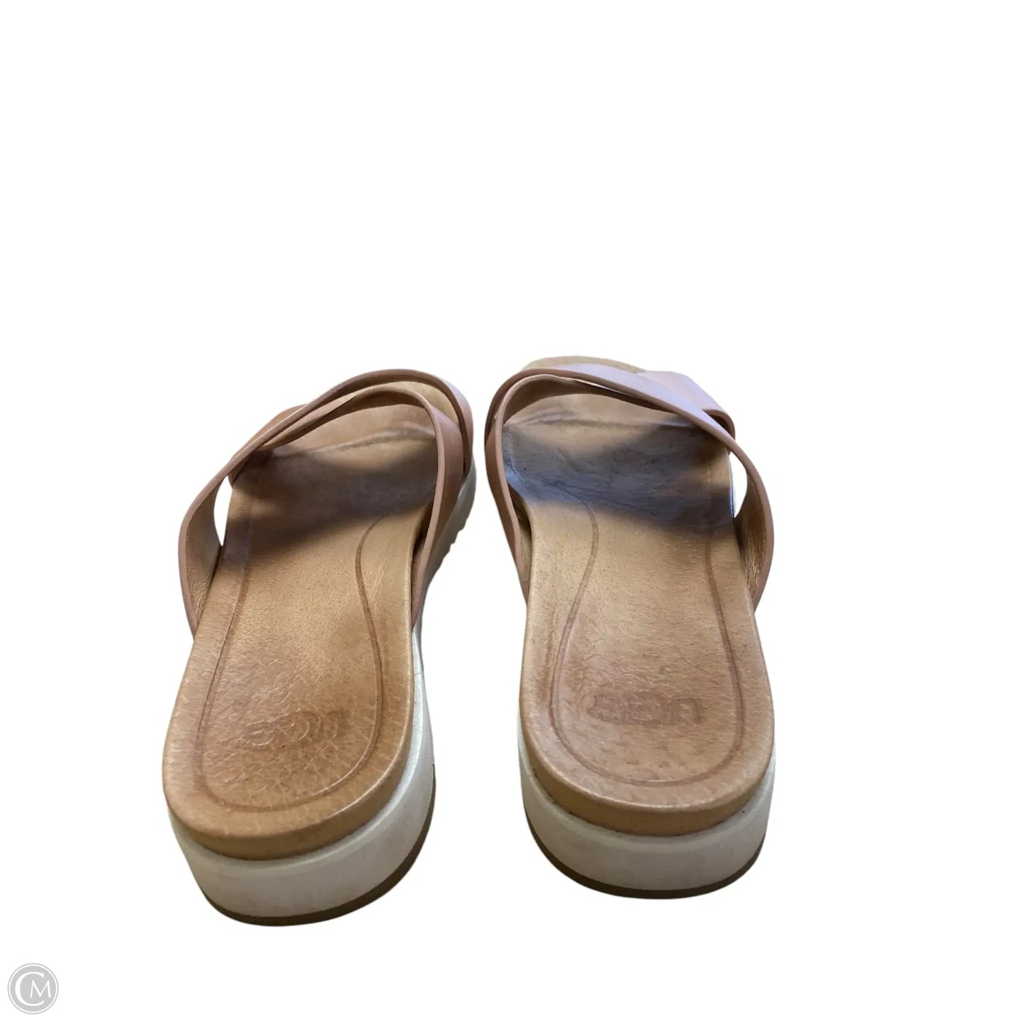 Sandals Designer By Ugg In Brown, Size: 6