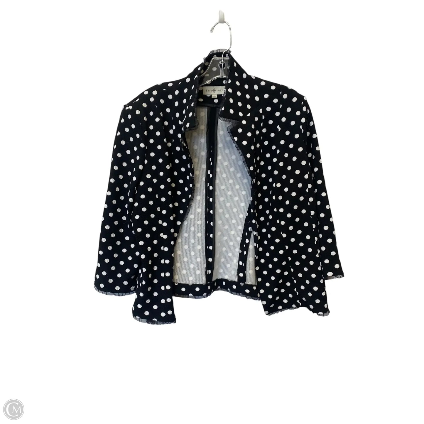 Blazer By Clothes Mentor In Polkadot Pattern, Size: Xl