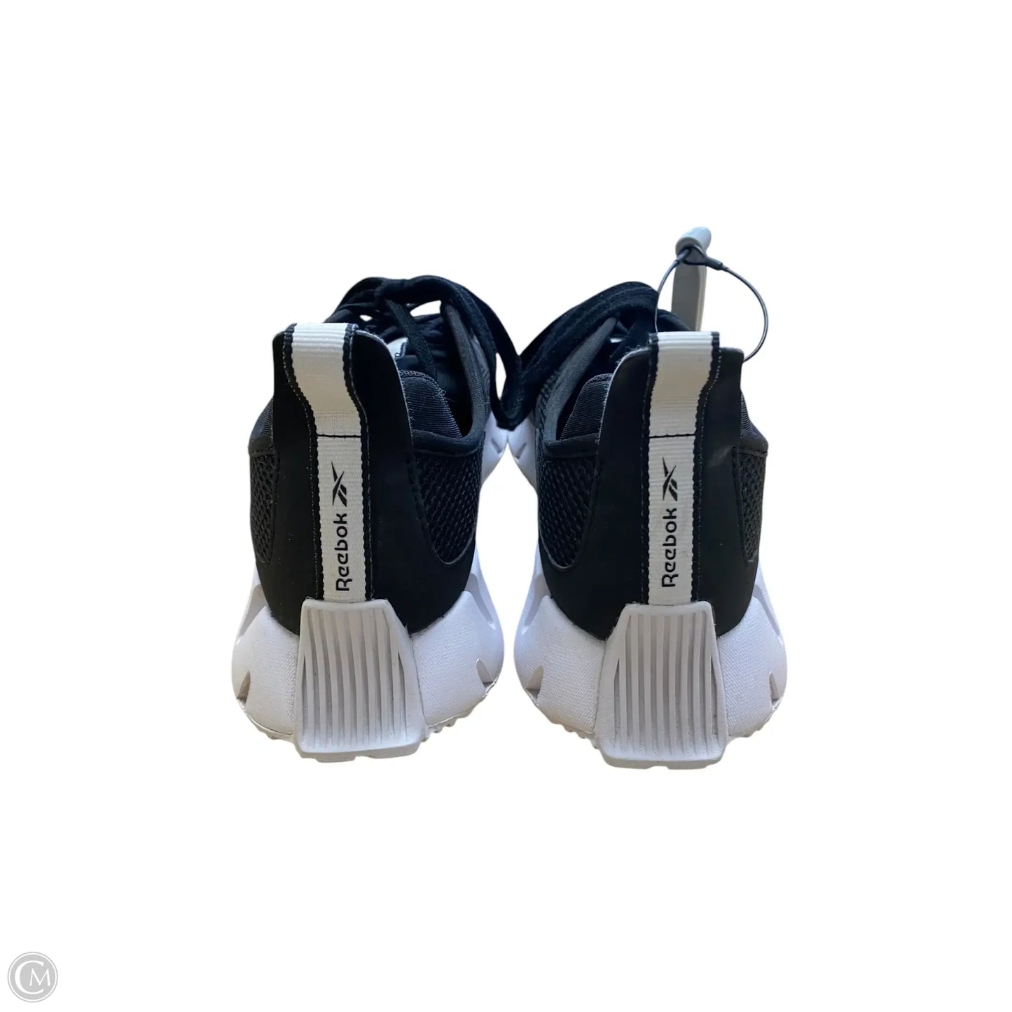 Shoes Athletic By Reebok In Black & White, Size: 9