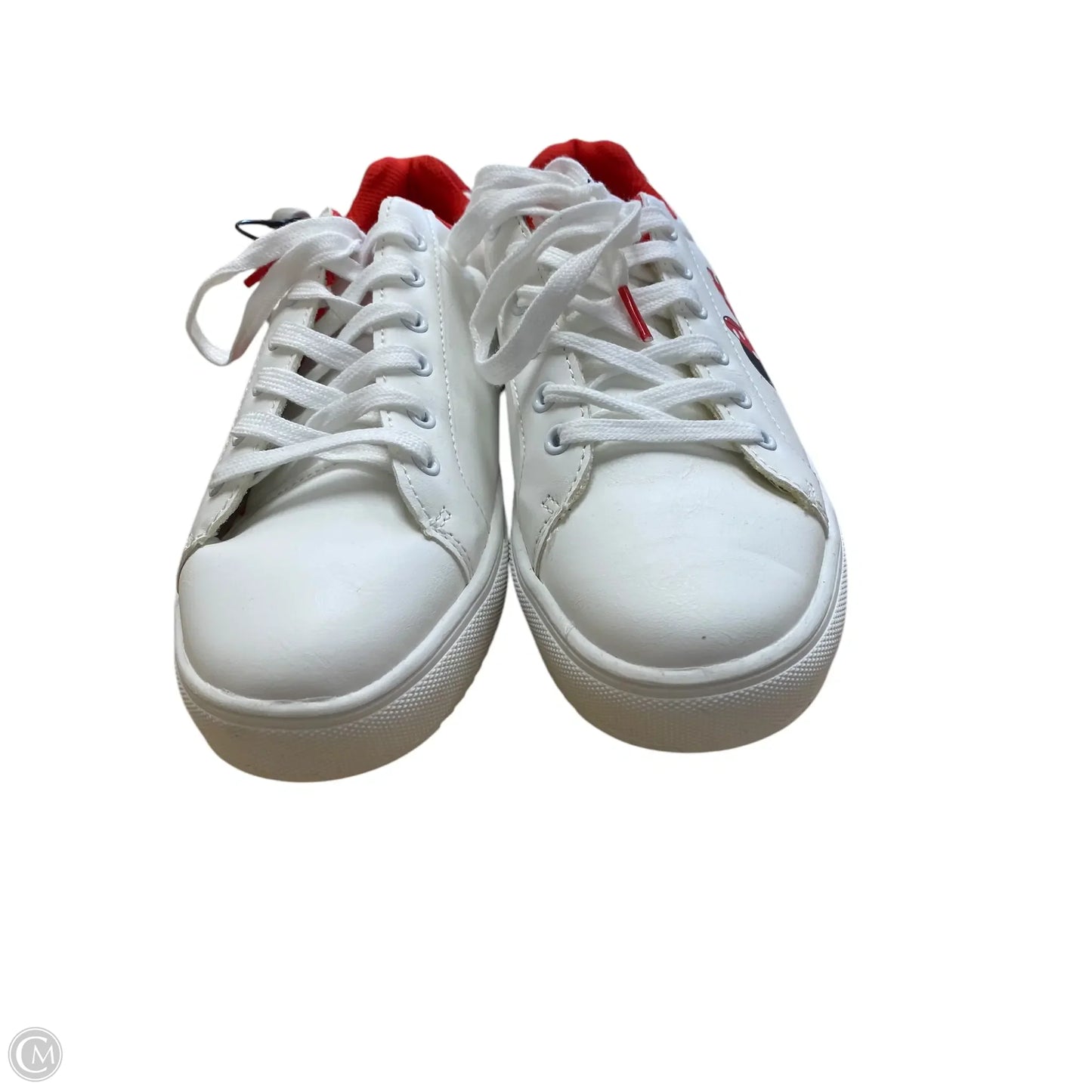 Shoes Sneakers By Clothes Mentor In Red & White, Size: 9