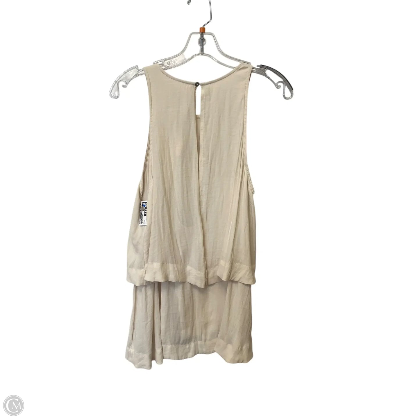 Top Sleeveless By Free People In Cream, Size: S