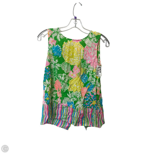 Top Sleeveless Designer By Lilly Pulitzer In Multi-colored, Size: S