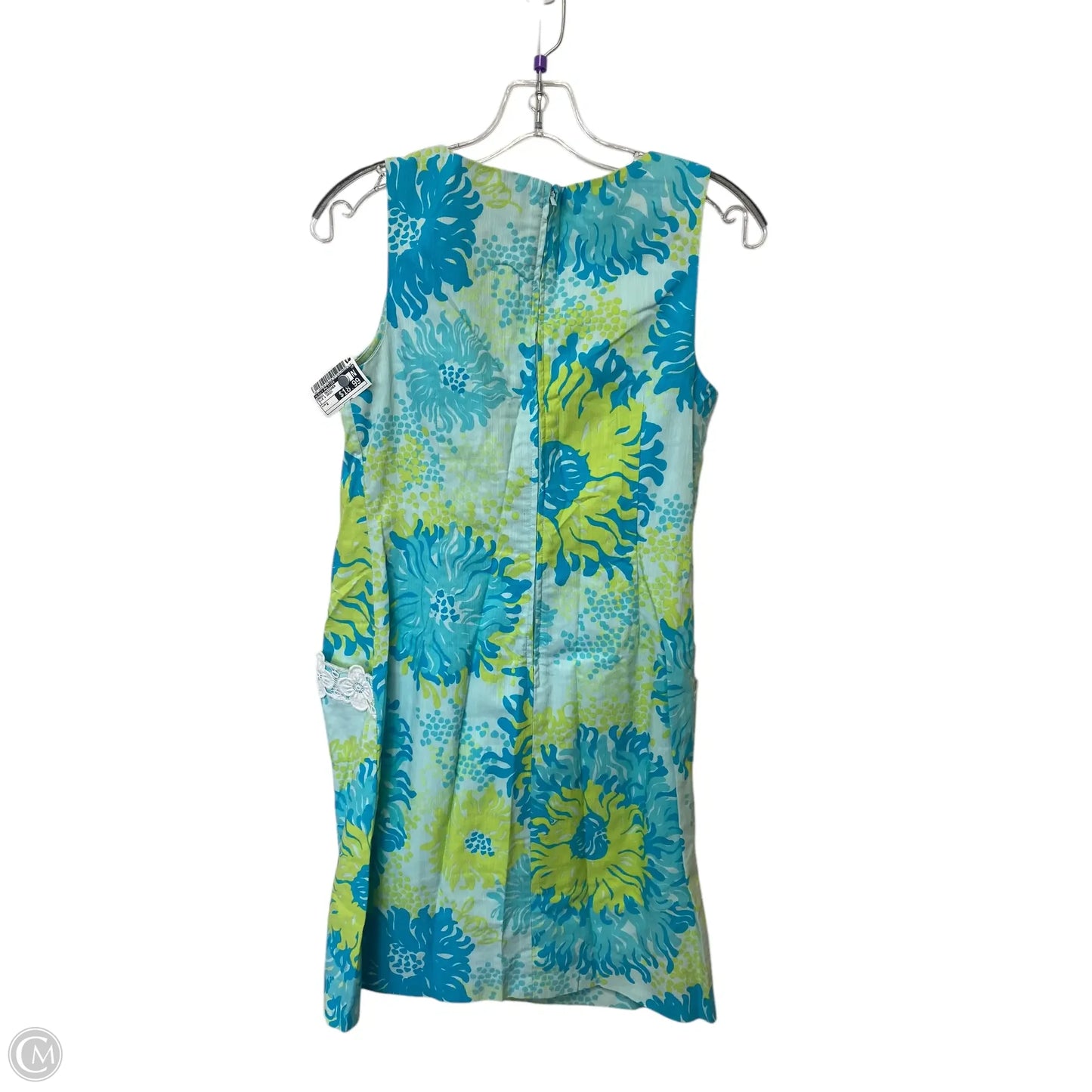 Dress Designer By Lilly Pulitzer In Blue & Green, Size: 2