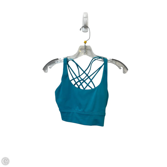 Athletic Bra By Lululemon In Blue, Size: Xl