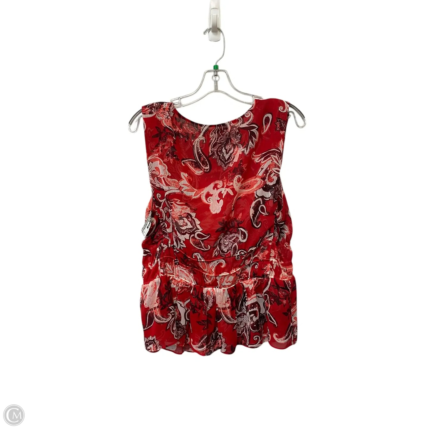 Top Sleeveless By White House Black Market In Red, Size: L