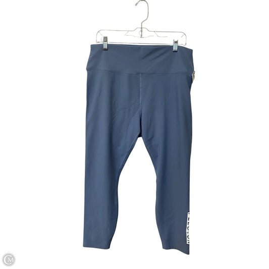 Athletic Leggings By Pendleton In Blue, Size: 2x