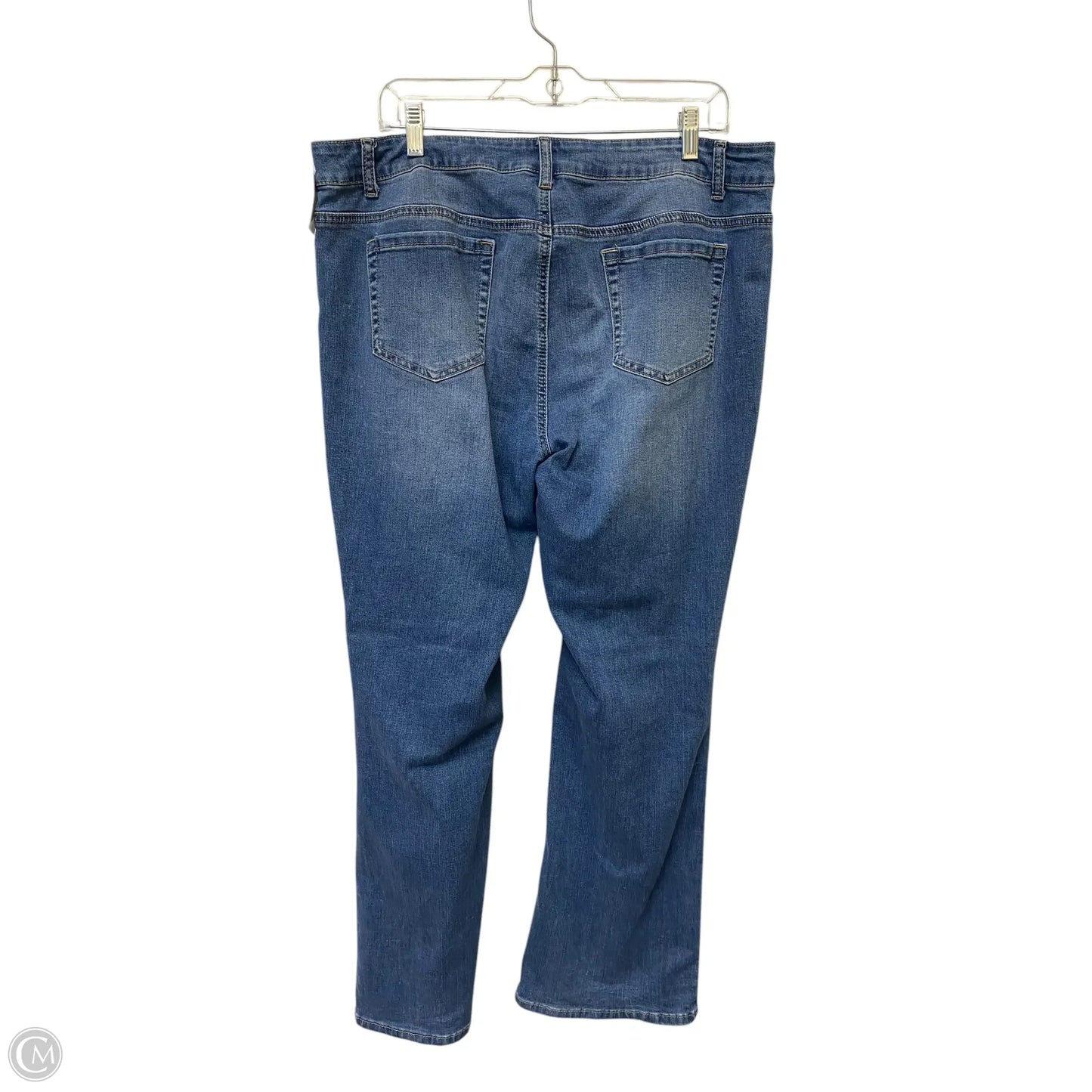 Jeans Boot Cut By Falls Creek In Blue Denim, Size: 16