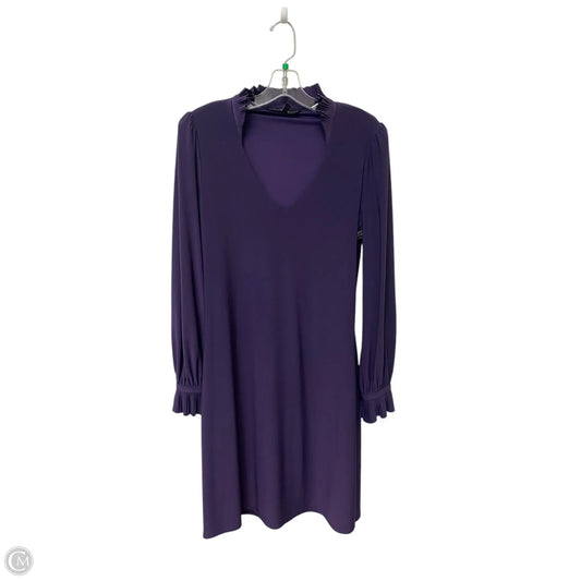 Dress Casual Short By White House Black Market In Purple, Size: M