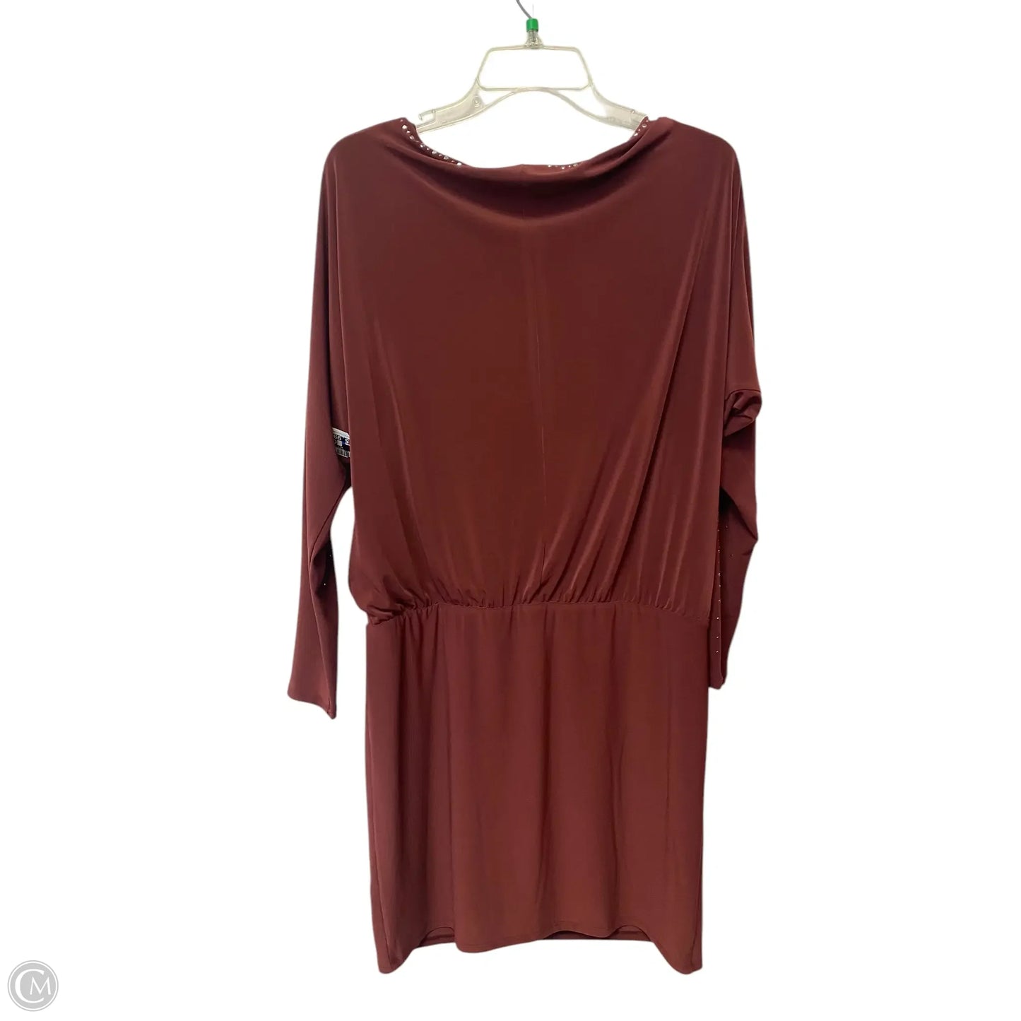 Dress Casual Midi By White House Black Market In Maroon, Size: M