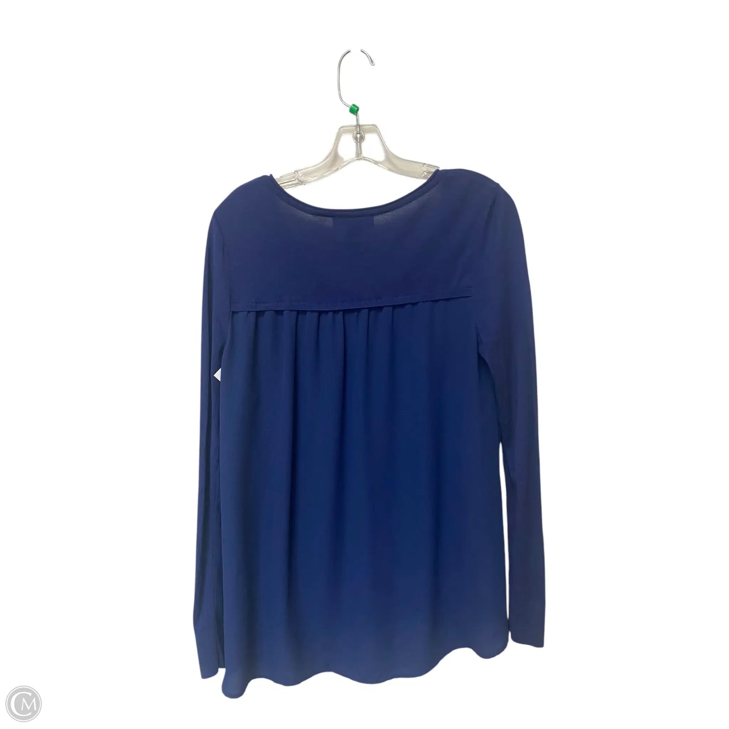 Top Long Sleeve By White House Black Market In Blue, Size: S