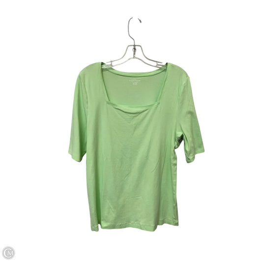 Top Short Sleeve Basic By Amazon Essentials In Green, Size: Xxl