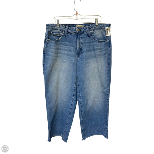 Jeans Cropped By Madewell In Blue Denim, Size: 14