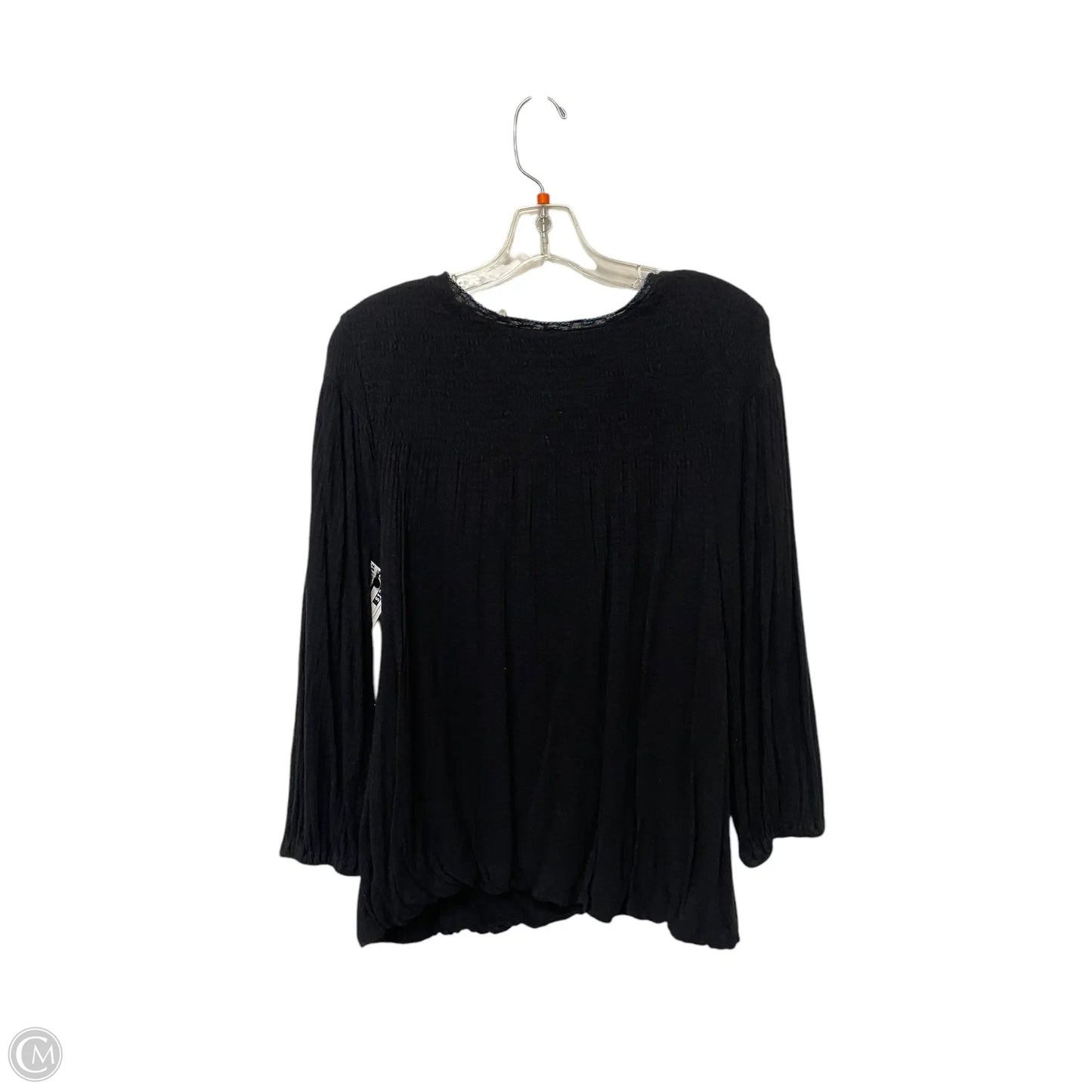 Top Long Sleeve By Free People In Black, Size: M