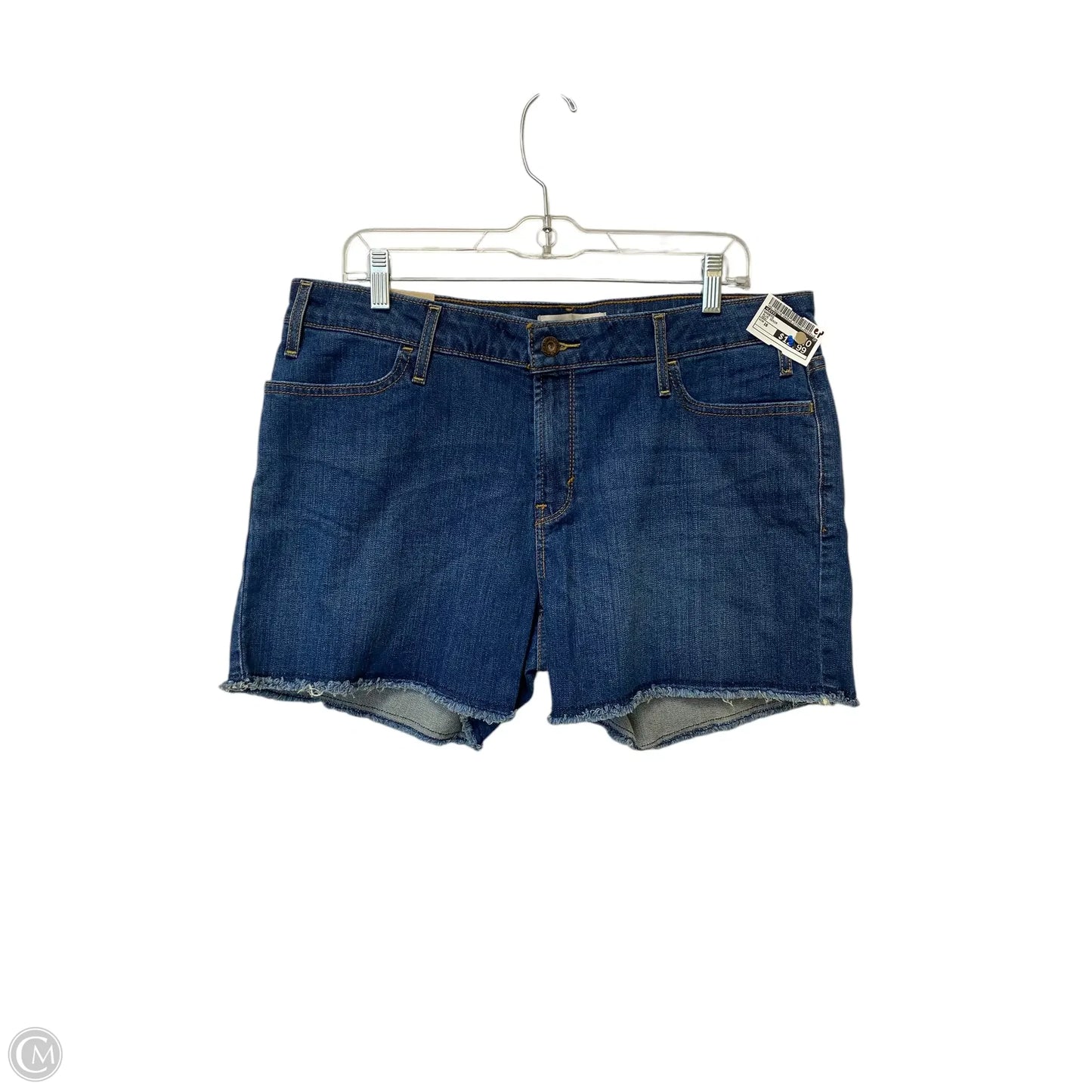 Shorts By Levis In Blue Denim, Size: 16