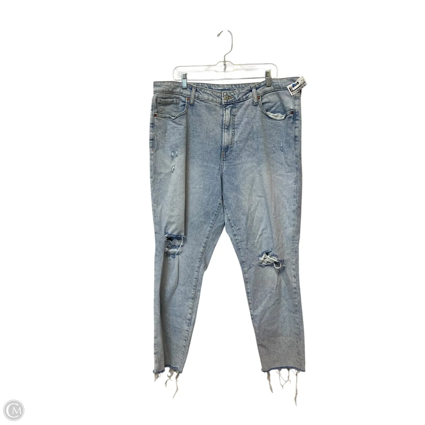 Jeans Straight By Old Navy In Blue Denim, Size: 18