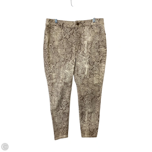 Pants Other By White House Black Market In Snakeskin Print, Size: 12