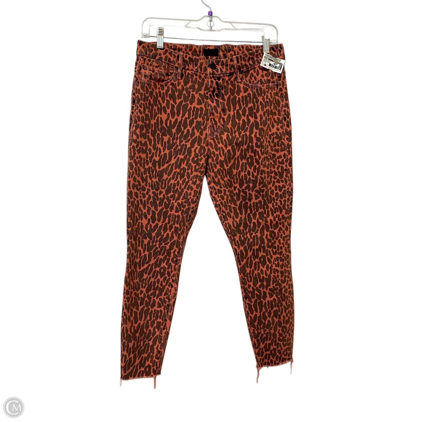 Jeans Skinny By Mother In Animal Print, Size: S