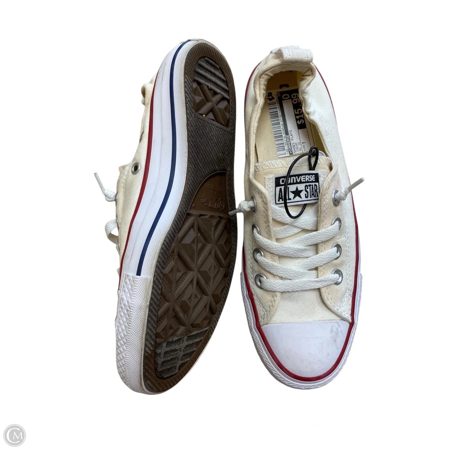 Shoes Flats By Converse In Cream, Size: 7