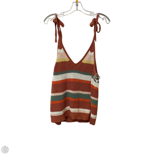 Top Sleeveless By Madewell In Multi-colored, Size: Xl