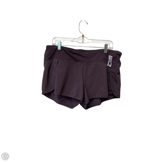 Athletic Shorts By Lululemon In Purple, Size: 12