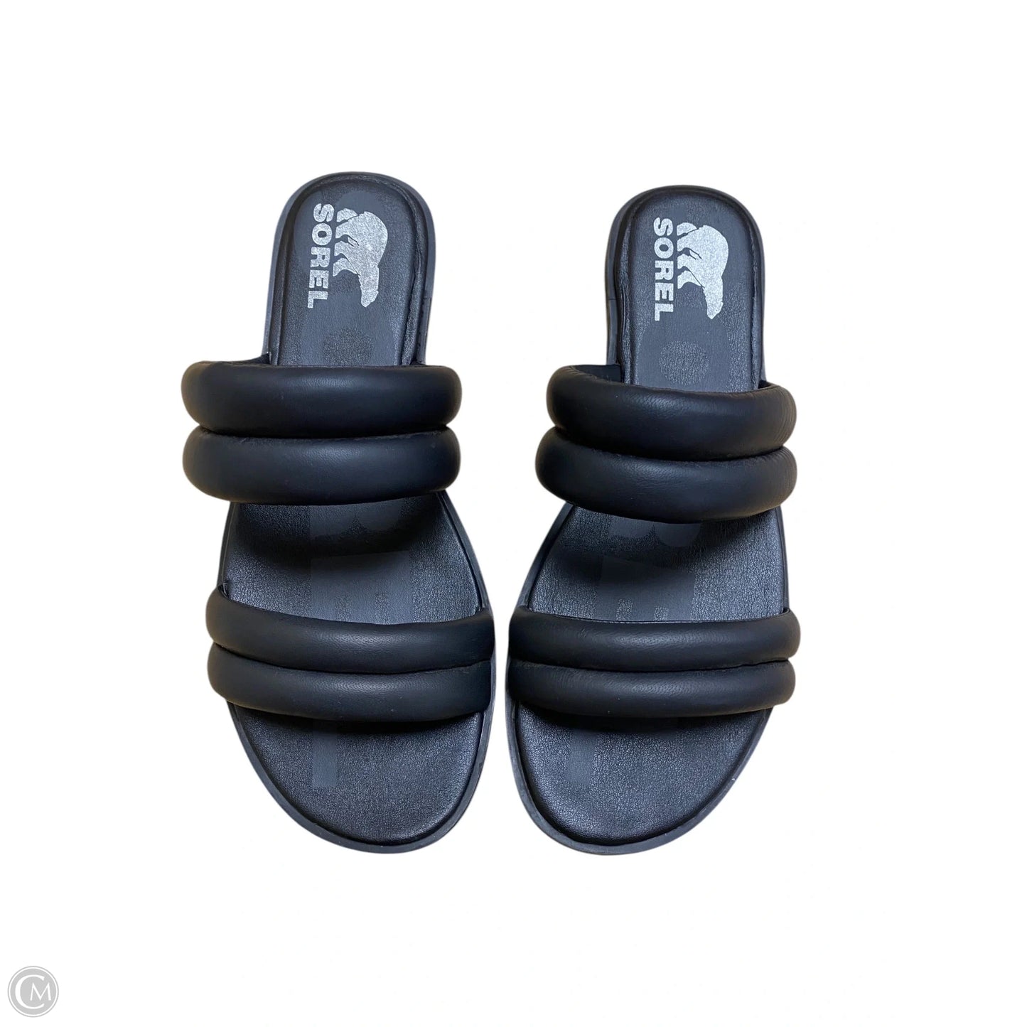 Sandals Flats By Sorel In Black, Size: 9.5