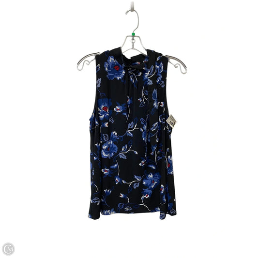 Top Sleeveless By White House Black Market In Floral Print, Size: M