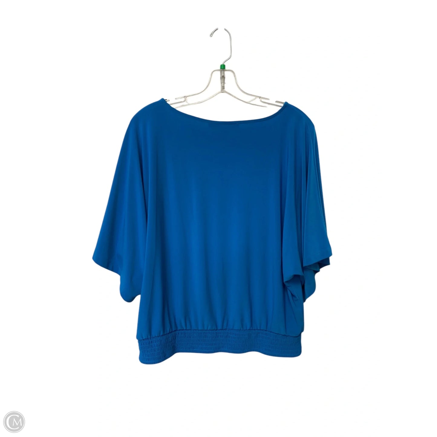 Top Short Sleeve By White House Black Market In Blue, Size: M