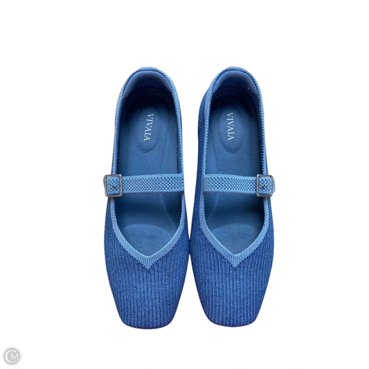 Shoes Flats By Clothes Mentor In Blue, Size: 6.5