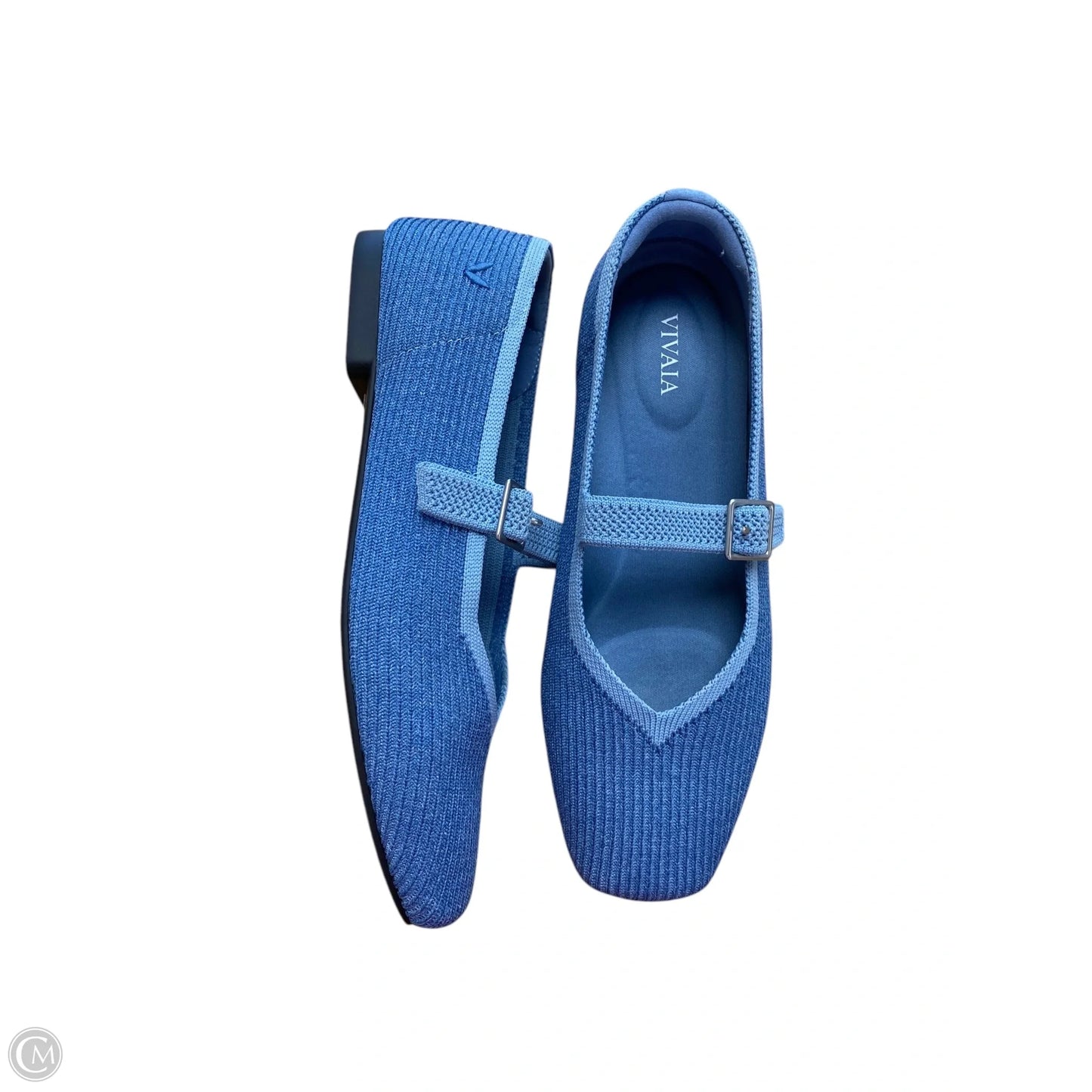 Shoes Flats By Clothes Mentor In Blue, Size: 6.5