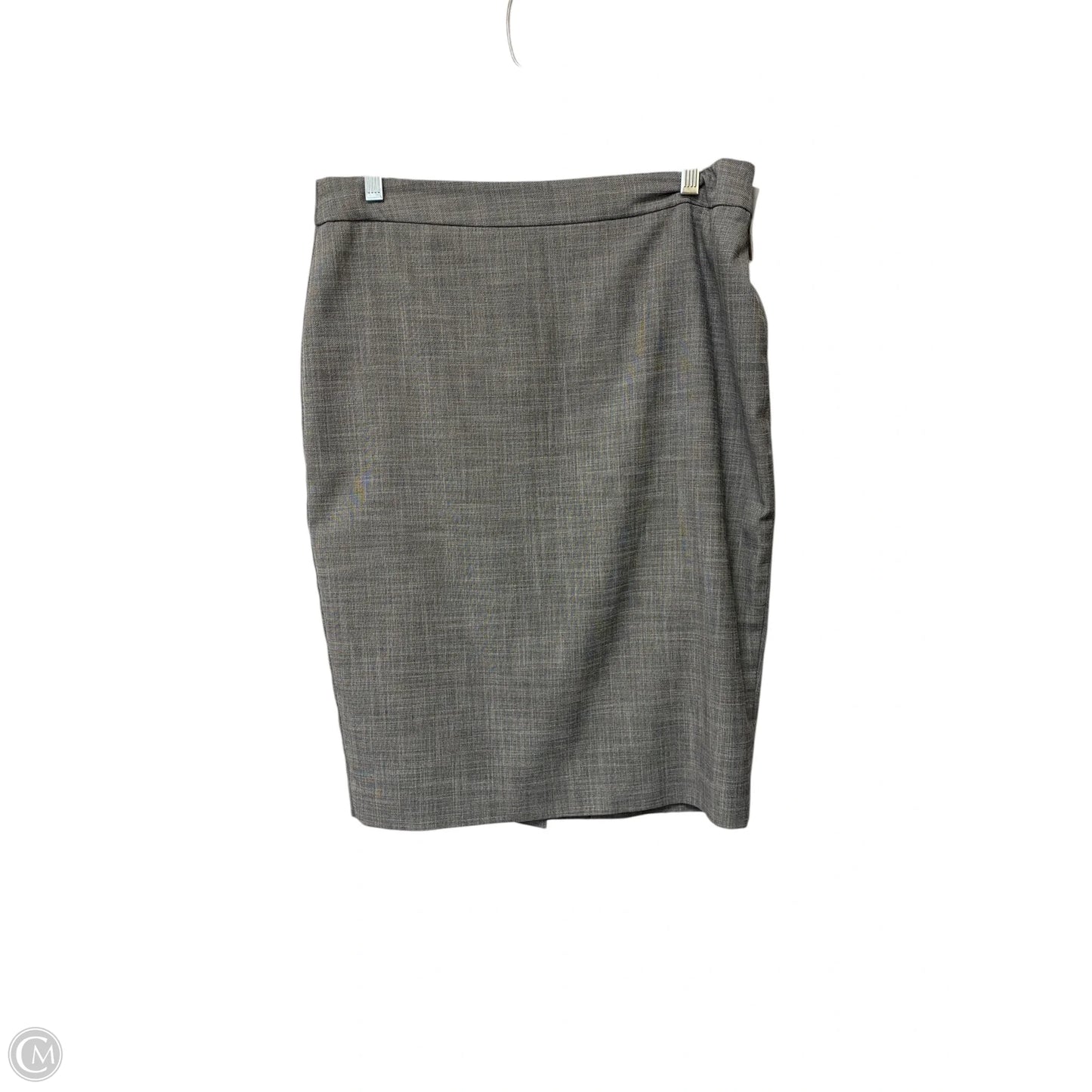 Skirt Midi By Ann Taylor In Grey, Size: 8