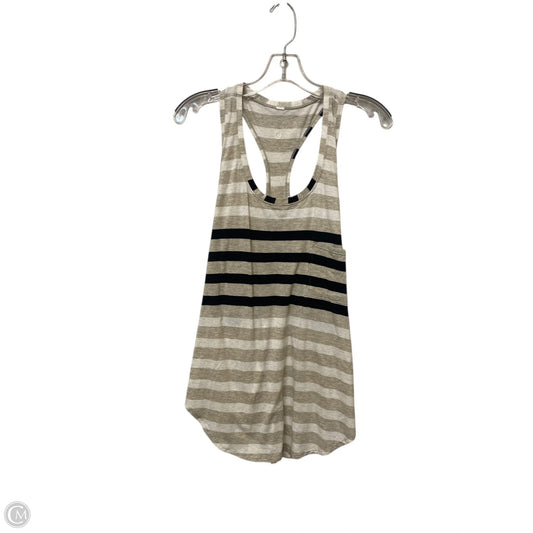 Athletic Tank Top By Lululemon In Striped Pattern, Size: M