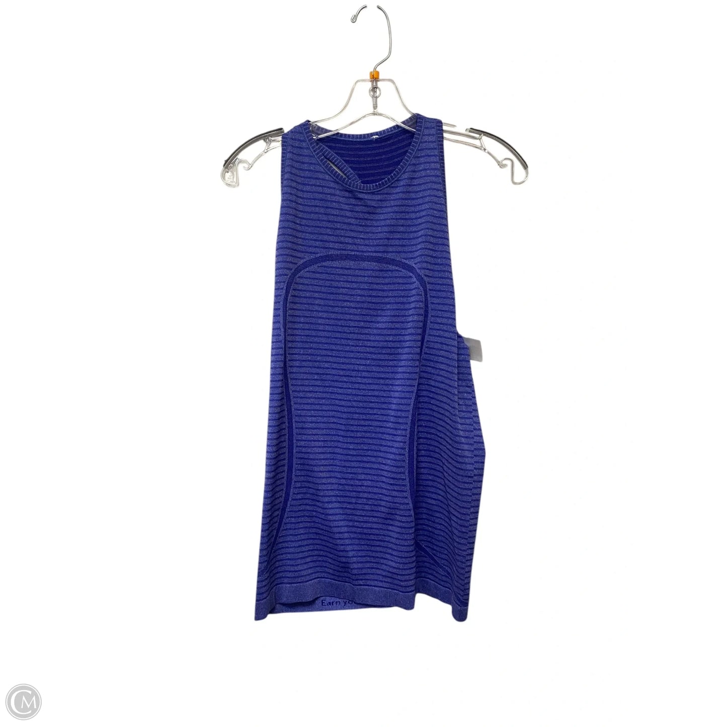 Athletic Tank Top By Lululemon In Blue, Size: M