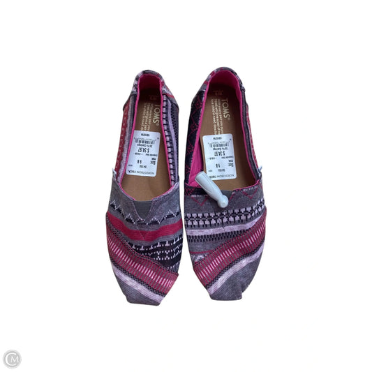 Shoes Flats By Toms In Pink, Size: 9