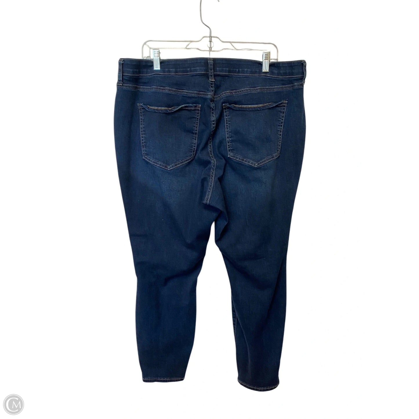 Jeans Skinny By Wonderly In Blue Denim, Size: 18