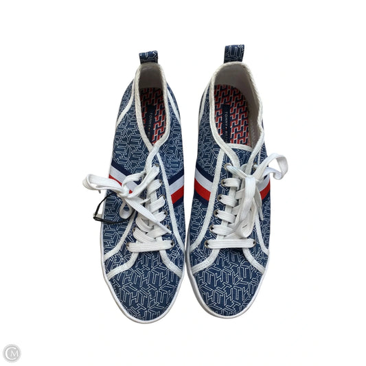 Shoes Sneakers Platform By Tommy Hilfiger In Blue & White, Size: 11