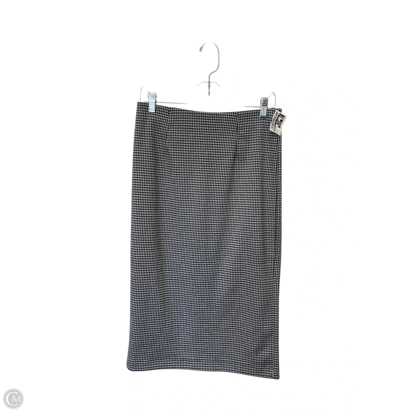 Skirt Midi By Halogen In Black & White, Size: S
