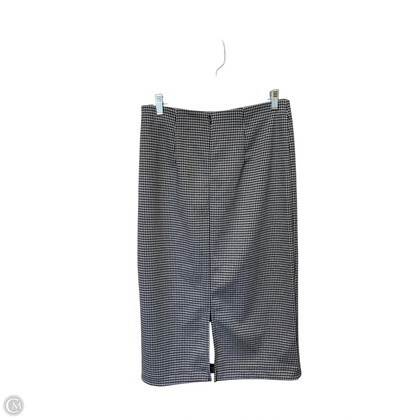 Skirt Midi By Halogen In Black & White, Size: S