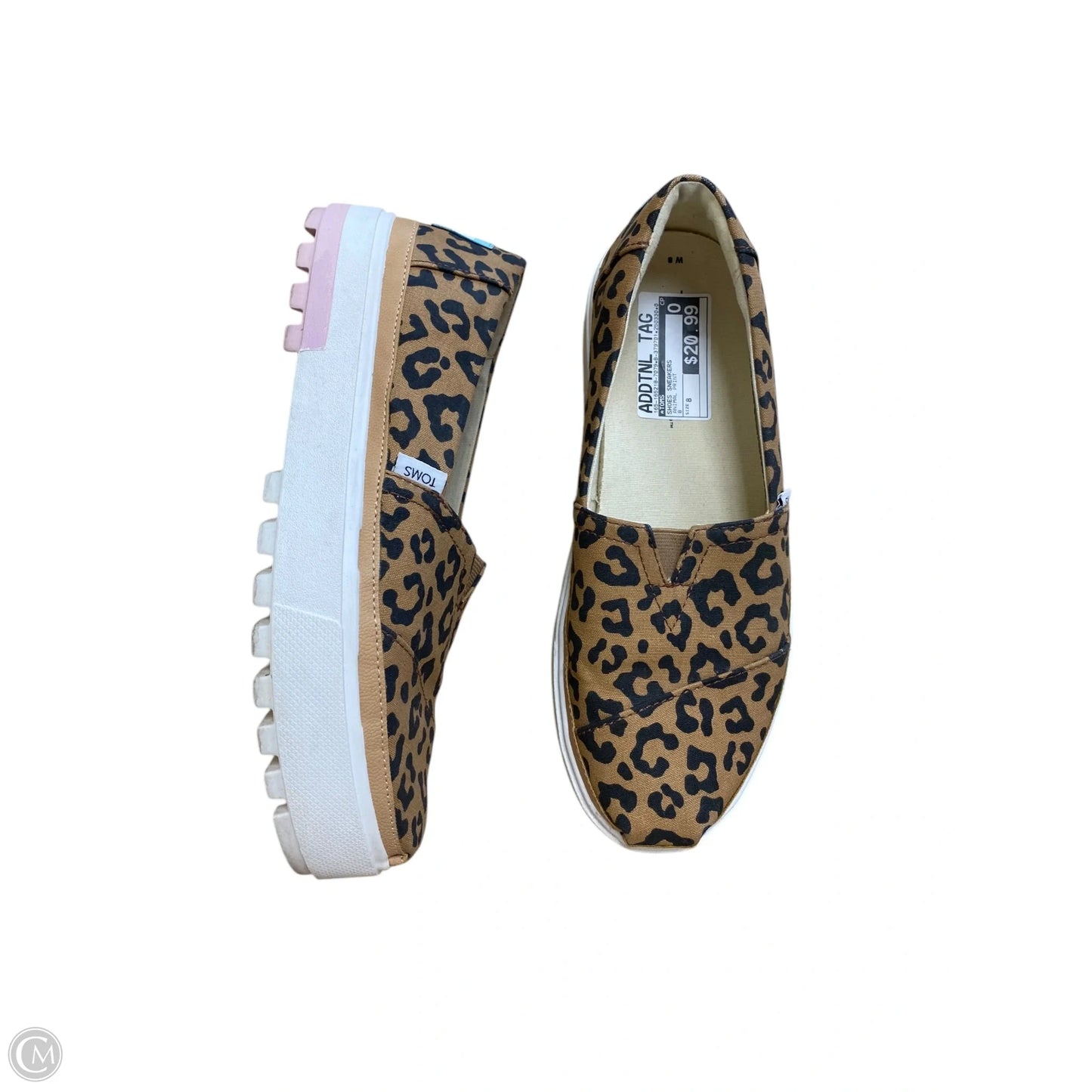Shoes Sneakers By Toms In Animal Print, Size: 8