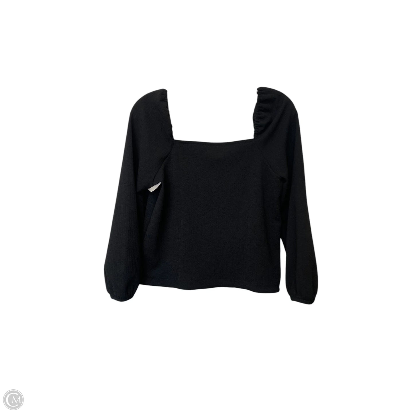 Top Long Sleeve By Madewell In Black, Size: Xs