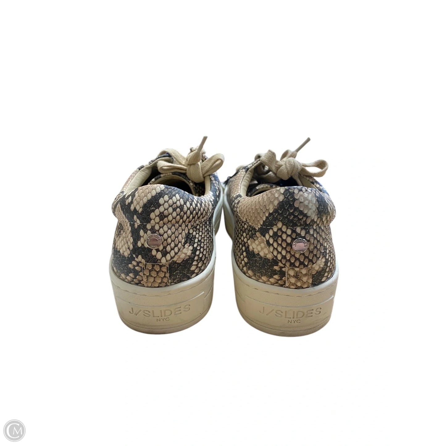 Shoes Sneakers By J Slides In Snakeskin Print, Size: 7.5