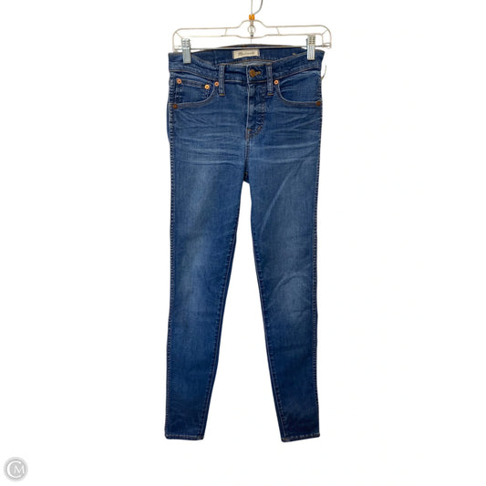 Jeans Skinny By Madewell In Blue Denim, Size: 26