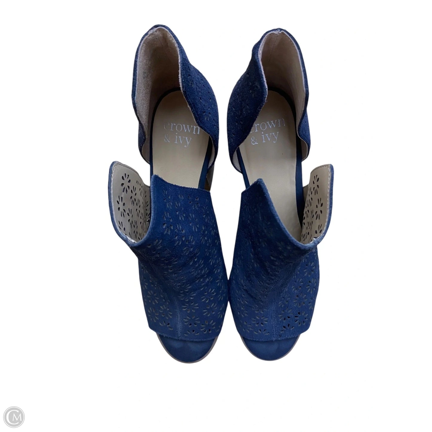 Shoes Heels Block By Crown And Ivy In Navy, Size: 8.5