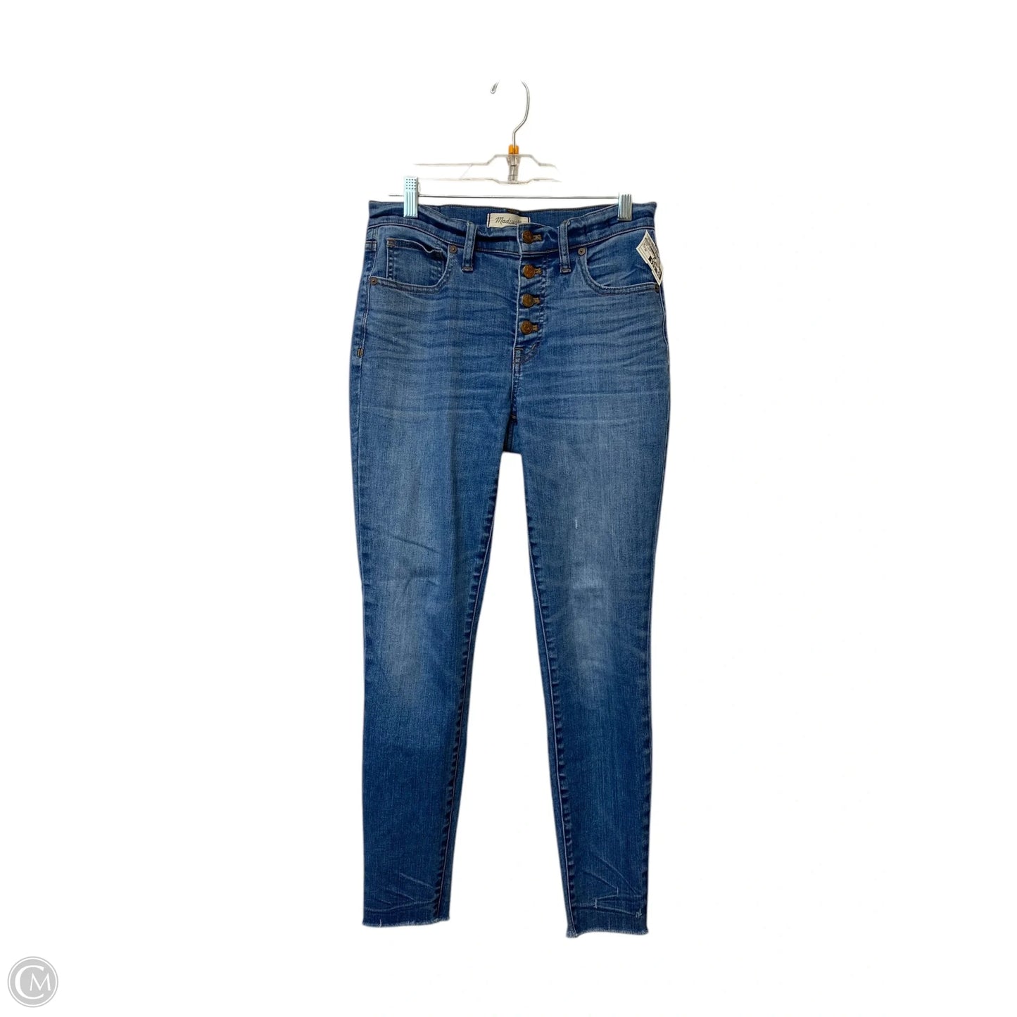 Jeans Straight By Madewell In Blue Denim, Size: 28