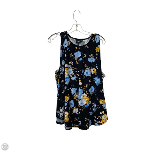 Tank Top By Eye Candy In Floral Print, Size: 3x
